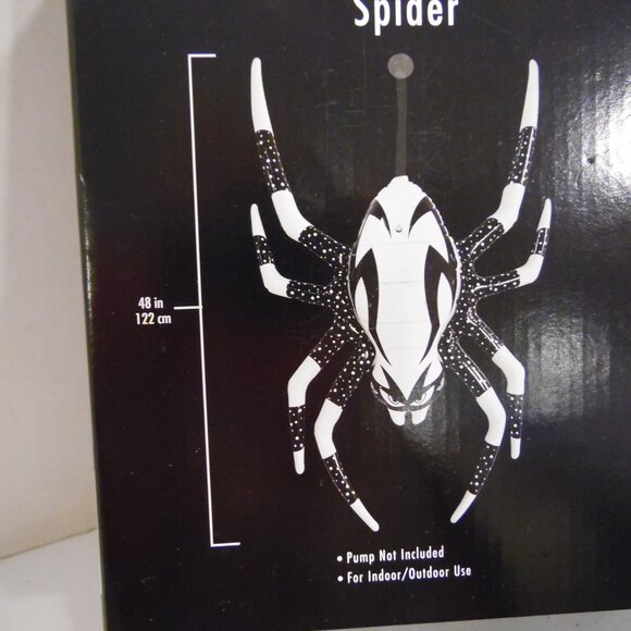 Huge 48 inch Inflatable Spider that also Glows in the dark Use inside or out - Picture 6 of 6